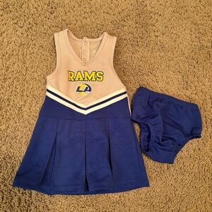 LA Rams Cheerleading uniform (18 months)